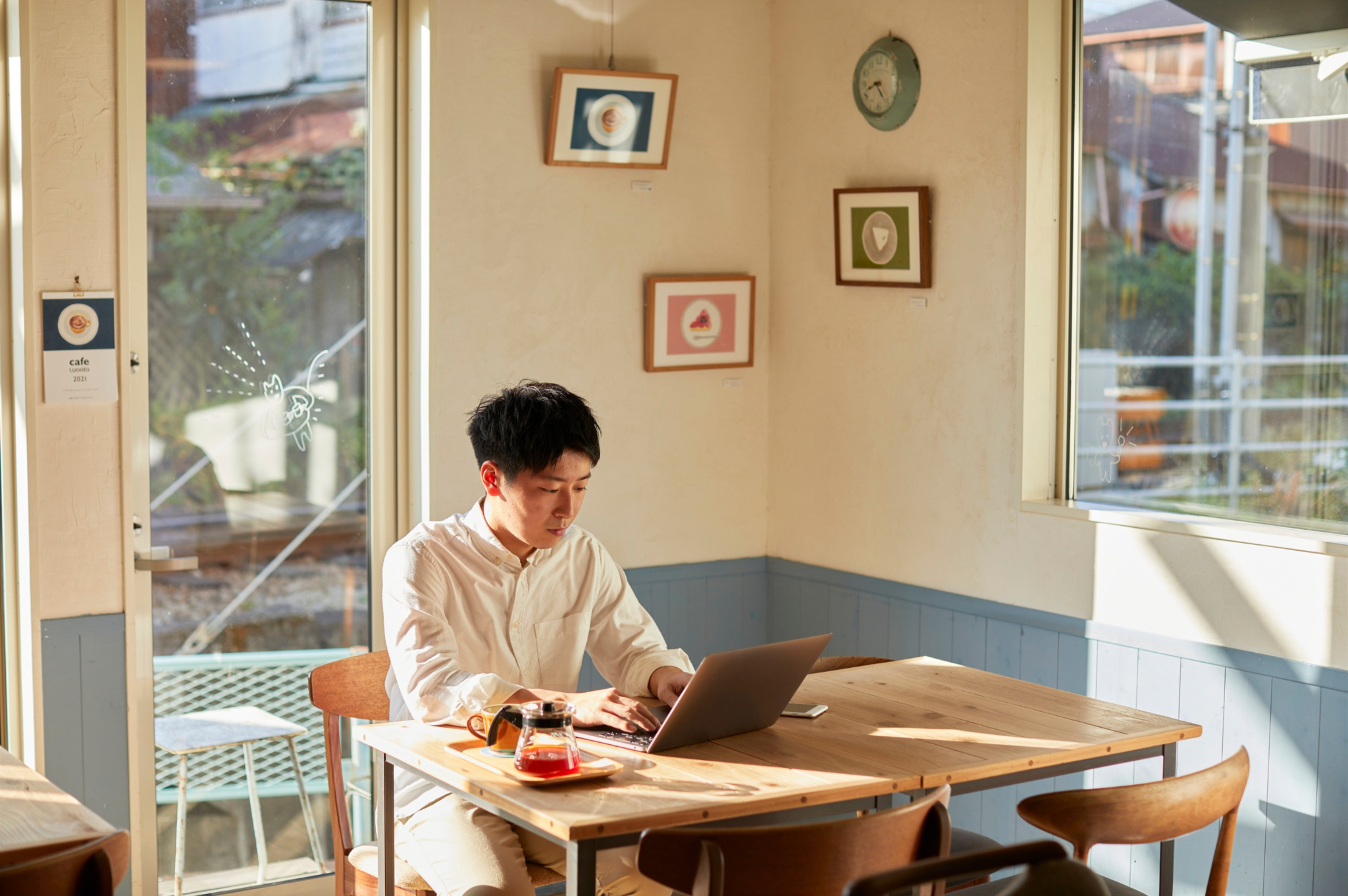 Internet Cafe interior