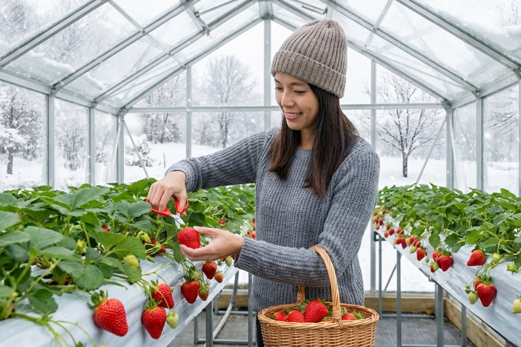 สวนสตรอว์เบอร์รีในญี่ปุ่น