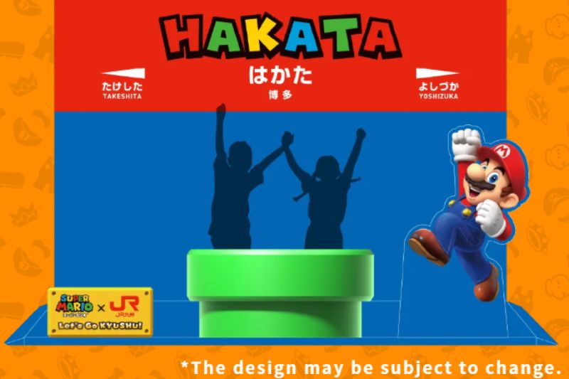 Mario themed station