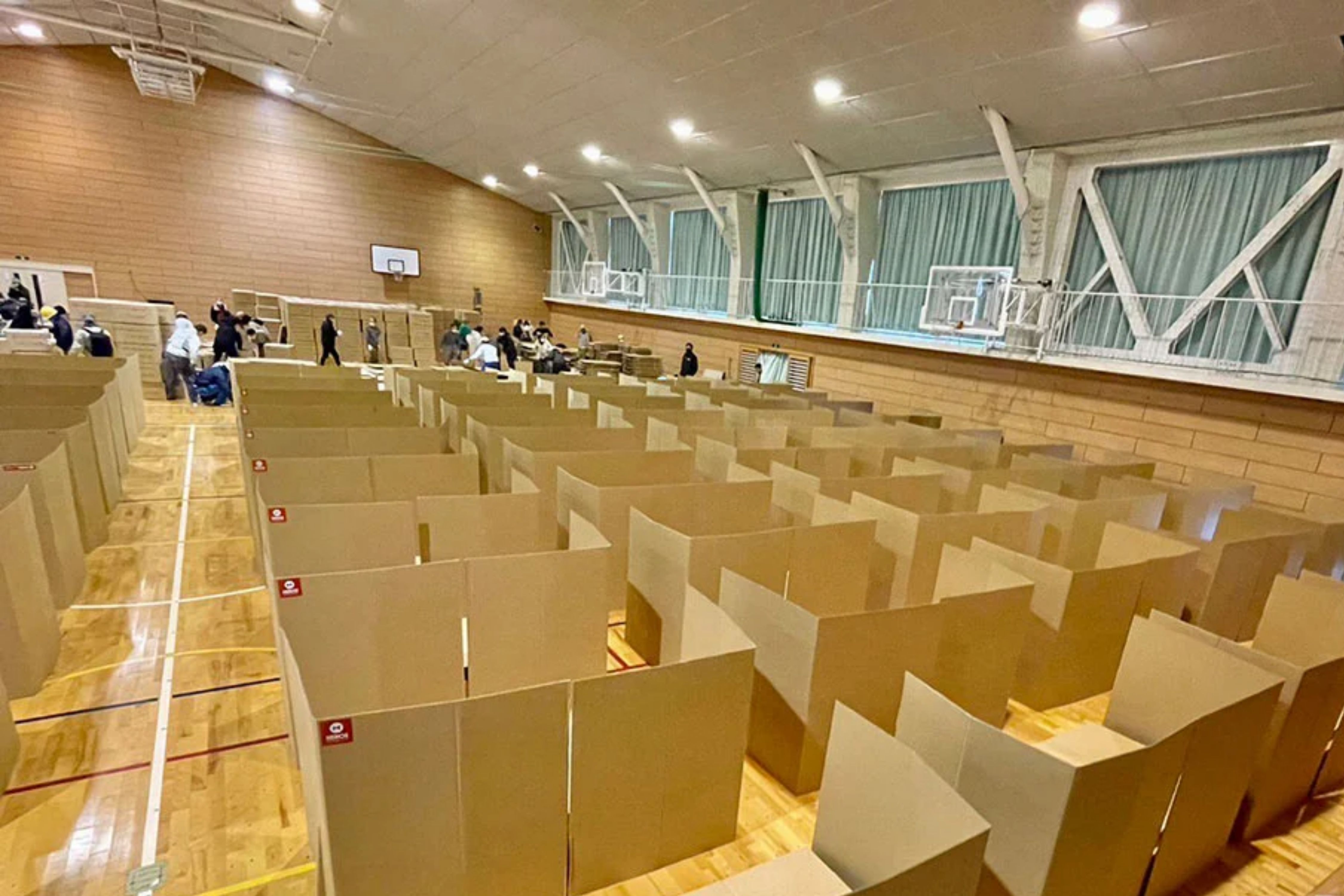 เตียงกระดาษลูกฟูก Cardboard Beds 2